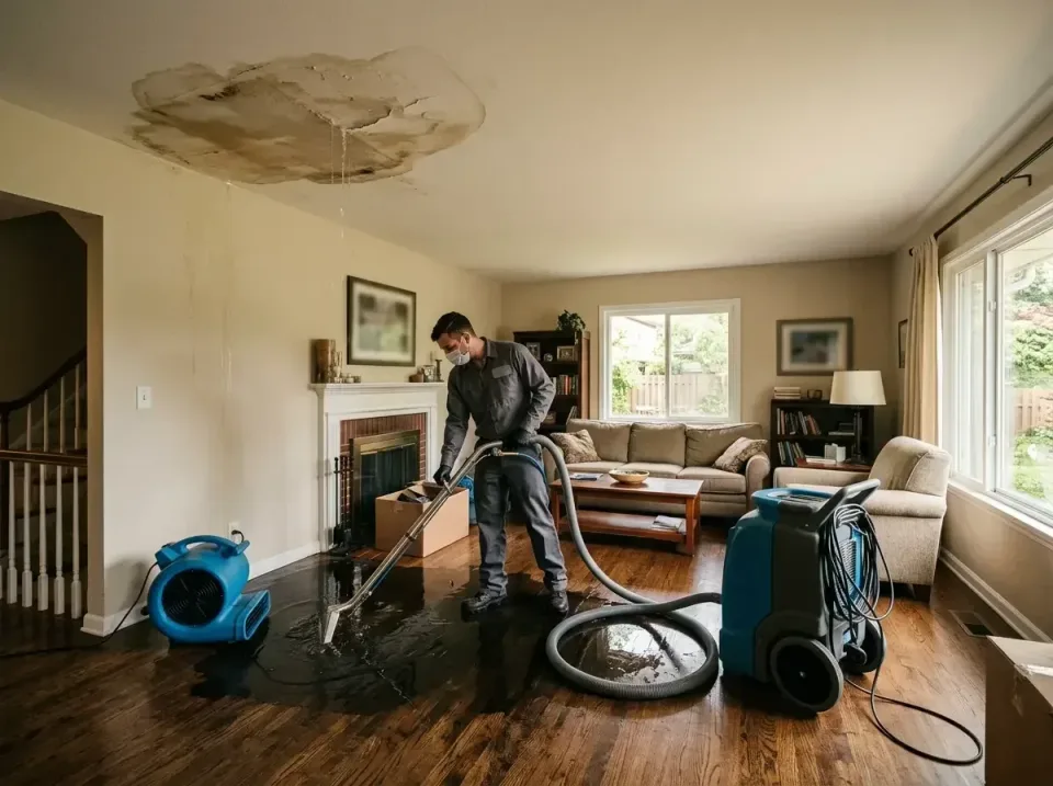 attic-pipe-burst-ceiling-drip-008 — frequently asked questions, Water Damage Restoration & Carpet Care in Wilmington, DE